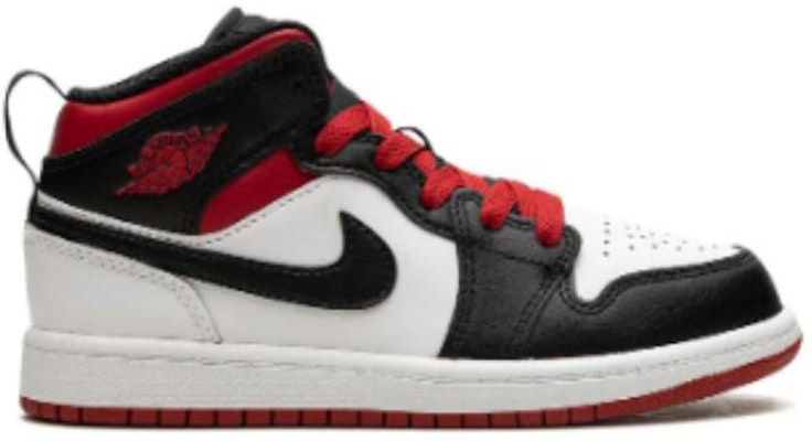 (Preschool) Air Jordan 1 Mid 'Gym Red Black Toe' DQ8424-106 Order (Preschool) Air Jordan 1 Mid 'Gym Red Black Toe' DQ8424-106