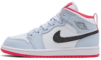 (Preschool) Air Jordan 1 Mid 'Half Blue' 640737-400 (Preschool) Air Jordan 1 Mid 'Half Blue' 640737-400