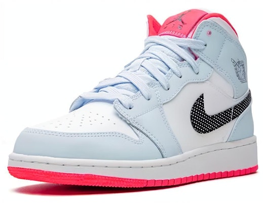 (PS) Air Jordan 1 Mid 'Setengah Biru' 640737-400 Lookbook (PS) Air Jordan 1 Mid 'Setengah Biru' 640737-400