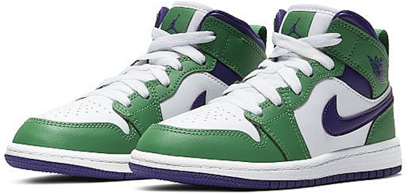 (Preschool) Air Jordan 1 Mid 'Hulk' 640734-300 Lookbook (Preschool) Air Jordan 1 Mid 'Hulk' 640734-300