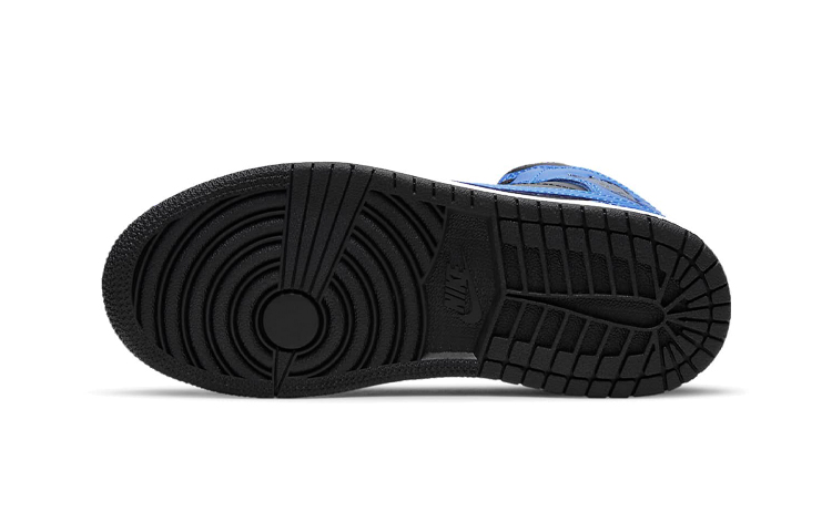 Details for (PS) Air Jordan 1 Mid 'Hyper Royal' Lelaki 640734-077