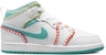 (PS) Air Jordan 1 Mid 'Knitted' Lelaki DM9648-100