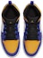 Shop (PS) Air Jordan 1 Mid 'Lakers' Lelaki Wanita Kasut Sneaker Ungu Emas. DQ8424-517