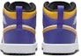 Purchase (PS) Air Jordan 1 Mid 'Lakers' Lelaki Wanita Kasut Sneaker Ungu Emas. DQ8424-517