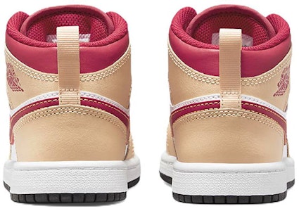 (PS) Air Jordan 1 Mid '淡咖喱红衣主教红' 640734-201 Purchase (PS) Air Jordan 1 Mid '淡咖喱红衣主教红' 640734-201