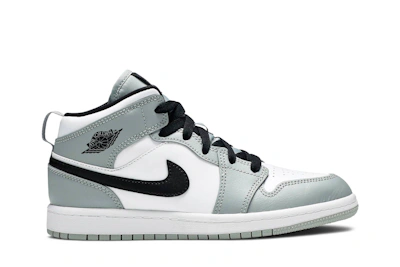 (Preschool) Air Jordan 1 Mid 'Light Smoke Grey' 640734-092
