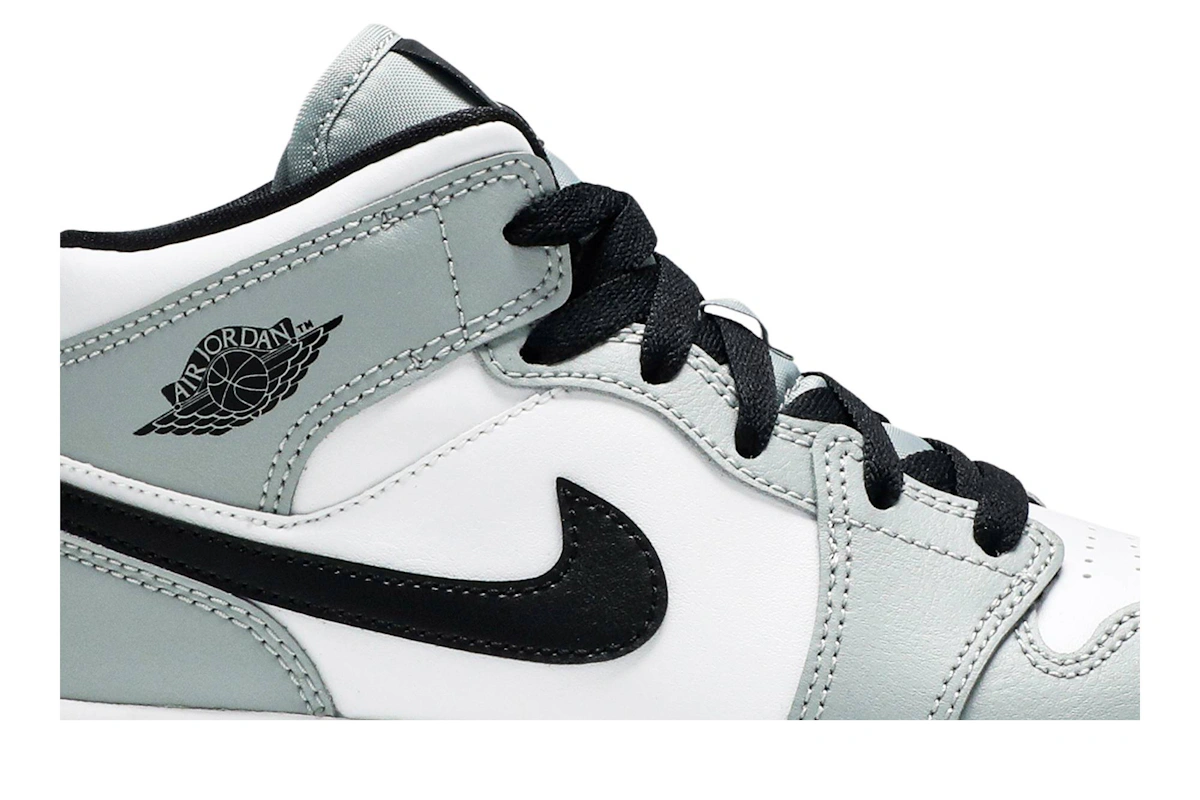 (Preschool) Air Jordan 1 Mid 'Light Smoke Grey' 640734-092