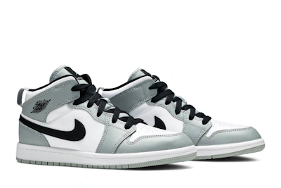 (Preschool) Air Jordan 1 Mid 'Light Smoke Grey' 640734-092
