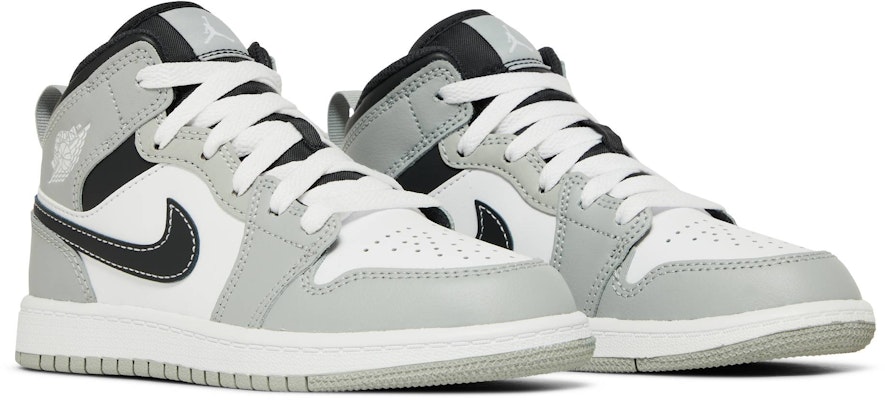 (Preschool) Air Jordan 1 Mid 'Light Smoke Grey' 640734-078 Cheap (Preschool) Air Jordan 1 Mid 'Light Smoke Grey' 640734-078