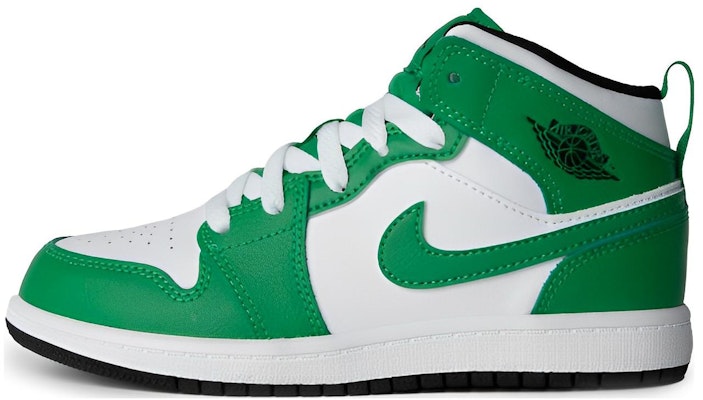 (Preschool) Air Jordan 1 Mid 'Lucky Green' DQ8424-301 Buy (Preschool) Air Jordan 1 Mid 'Lucky Green' DQ8424-301