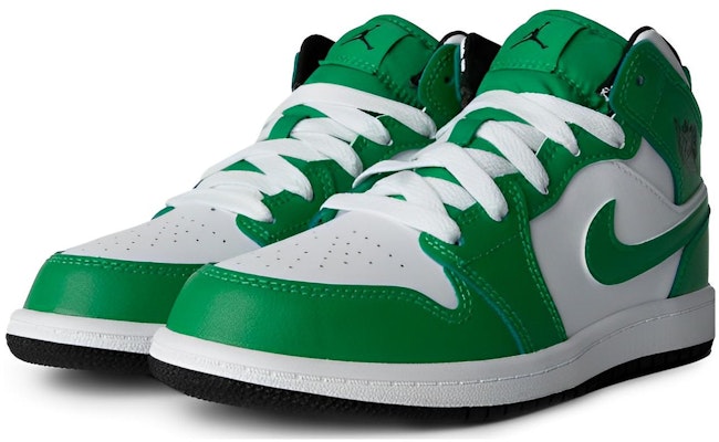 (PS) Air Jordan 1 中帮‘幸运绿’ DQ8424-301 Lookbook (PS) Air Jordan 1 中帮‘幸运绿’ DQ8424-301