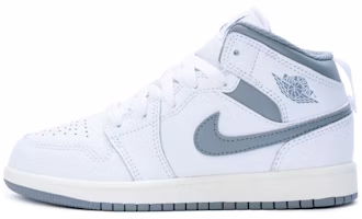 (Preschool) Air Jordan 1 Mid 'Neutral Grey' 640734-135 (Preschool) Air Jordan 1 Mid 'Neutral Grey' 640734-135