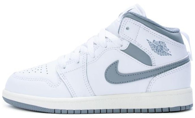 (Preschool) Air Jordan 1 Mid 'Neutral Grey' 640734-135 Buy (Preschool) Air Jordan 1 Mid 'Neutral Grey' 640734-135