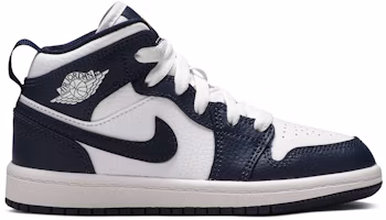 (Preschool) Air Jordan 1 Mid 'Obsidian' 640734-174 (Preschool) Air Jordan 1 Mid 'Obsidian' 640734-174