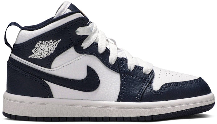 (Preschool) Air Jordan 1 Mid 'Obsidian' 640734-174 Buy (Preschool) Air Jordan 1 Mid 'Obsidian' 640734-174