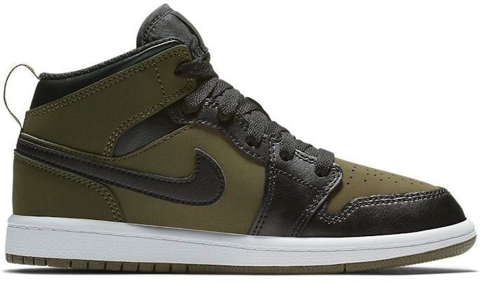 (PS) Air Jordan 1中帮“橄榄帆布” 640734-301 Order (PS) Air Jordan 1中帮“橄榄帆布” 640734-301
