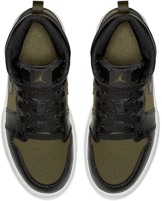 (PS) Air Jordan 1中帮“橄榄帆布” 640734-301 Lookbook (PS) Air Jordan 1中帮“橄榄帆布” 640734-301