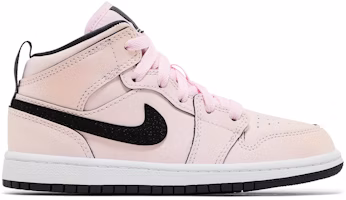 (Preschool) Air Jordan 1 Mid 'Pink Foam Black' 640737-601 (Preschool) Air Jordan 1 Mid 'Pink Foam Black' 640737-601