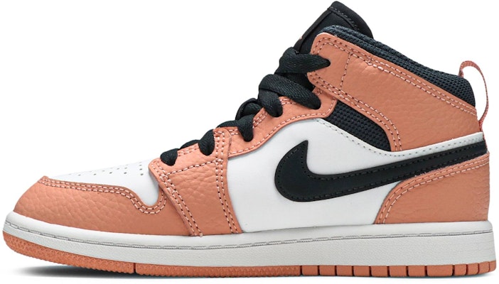 (PS) Air Jordan 1 Mid 'Pink Quartz' Wanita 640737-603 Lookbook (PS) Air Jordan 1 Mid 'Pink Quartz' Wanita 640737-603