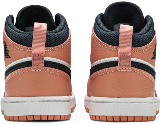 (PS) Air Jordan 1 Mid 'Pink Quartz' Wanita 640737-603 Details for (PS) Air Jordan 1 Mid 'Pink Quartz' Wanita 640737-603