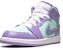 (PS) Air Jordan 1 Mid 'Ungu Nadi Biru Glasier' 640734-500