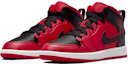Lookbook (PS) Air Jordan 1 Mid 'Reverse Bred' Merah Hitam Terbalik 640734-660