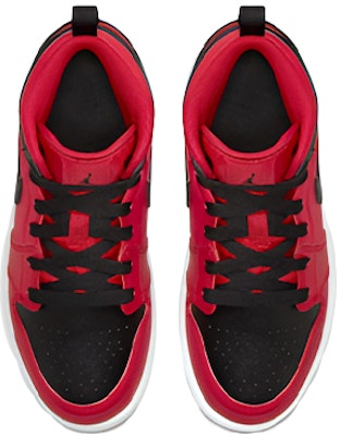(PS) Air Jordan 1 Mid 'Reverse Bred' Merah Hitam Terbalik 640734-660 Shop (PS) Air Jordan 1 Mid 'Reverse Bred' Merah Hitam Terbalik 640734-660