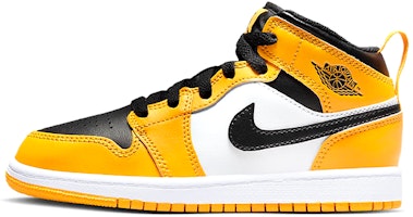(Preschool) Air Jordan 1 Mid 'Reverse Yellow Toe' 640734-701 (Preschool) Air Jordan 1 Mid 'Reverse Yellow Toe' 640734-701