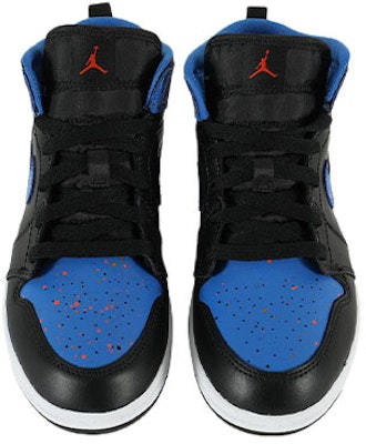 BP幼兒 Air Jordan 1 Mid 復古籃球鞋 黑藍 Lookbook BP幼兒 Air Jordan 1 Mid 復古籃球鞋 黑藍