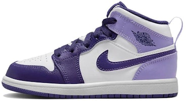 (Preschool) Air Jordan 1 Mid 'Sky J Purple' DQ8424-515 (Preschool) Air Jordan 1 Mid 'Sky J Purple' DQ8424-515