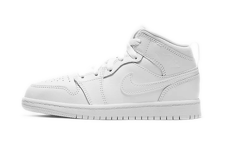 Buy (PS) Air Jordan 1 Mid 'Triple Putih' 640734-126