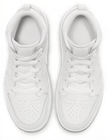 (PS) Air Jordan 1 Mid 'Triple Blanco' 640734-126 Lookbook (PS) Air Jordan 1 Mid 'Triple Blanco' 640734-126