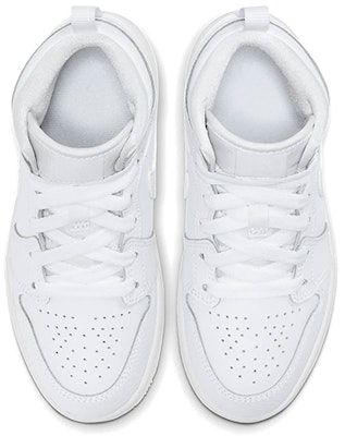 (PS) 에어 조던 1 미드 '올 화이트' 640734-130 Shop (PS) 에어 조던 1 미드 '올 화이트' 640734-130