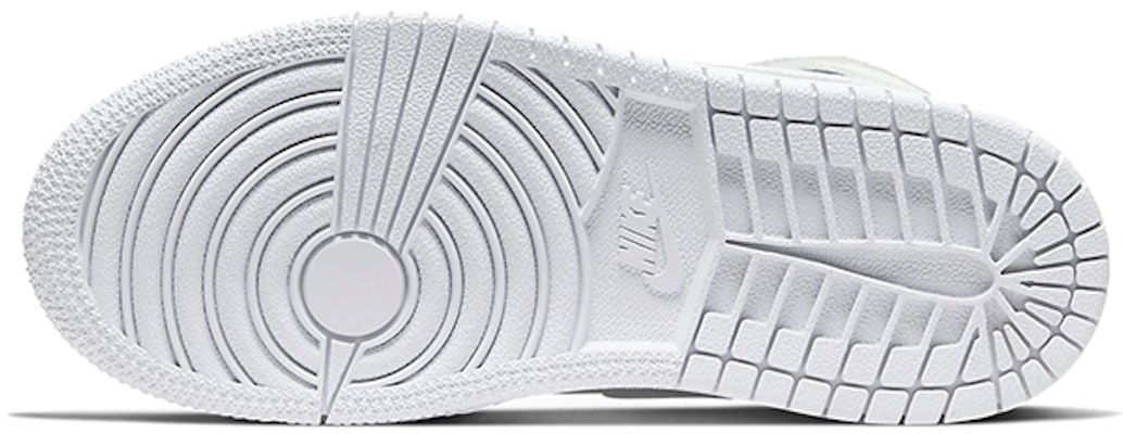 (PS) Air Jordan 1 Mid 'Putih Triple' 640734-130 Details for (PS) Air Jordan 1 Mid 'Putih Triple' 640734-130