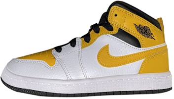 (Preschool) Air Jordan 1 Mid 'University Gold' 640734-170 (Preschool) Air Jordan 1 Mid 'University Gold' 640734-170