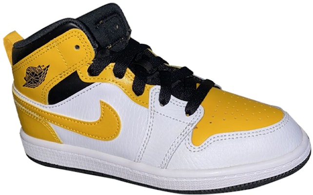 (PS) Air Jordan 1 Mid 'Oro Universitario' 640734-170 Lookbook (PS) Air Jordan 1 Mid 'Oro Universitario' 640734-170