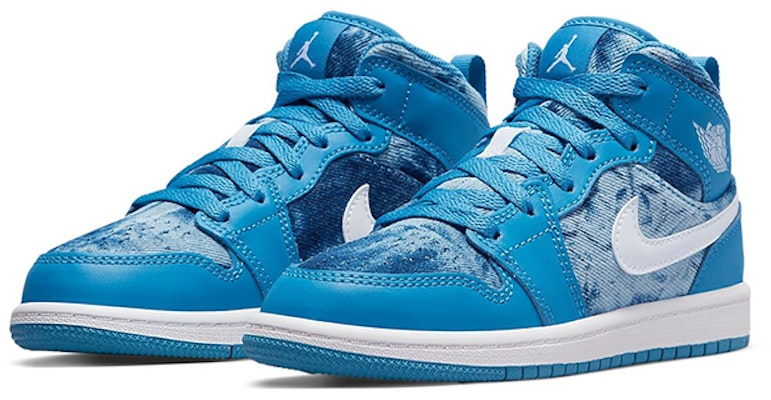 (PS) 에어 조던 1 미드 '워시드 데님' DM8952-400 Lookbook (PS) 에어 조던 1 미드 '워시드 데님' DM8952-400