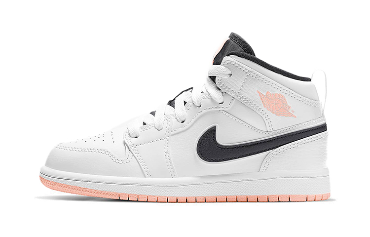 Buy (PS) Air Jordan 1 中帮 '白色北极橙' 640734-180