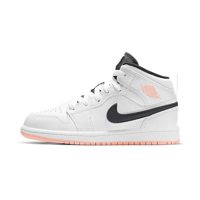 (PS) Jordan 1 Mid 'White Arctic Orange'
