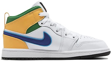 (PS) Air Jordan 1 Mid 'Putih Court Ungu Teal' 640734-128 Order (PS) Air Jordan 1 Mid 'Putih Court Ungu Teal' 640734-128