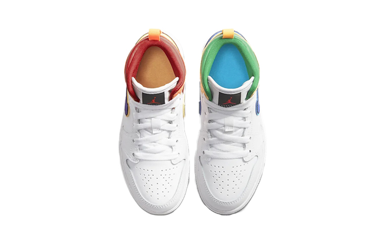 Shop (PS) Air Jordan 1 Mid 'Putih Court Ungu Teal' 640734-128