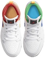 (PS) Air Jordan 1 Mid 'Putih Court Ungu Teal' 640734-128 Shop (PS) Air Jordan 1 Mid 'Putih Court Ungu Teal' 640734-128