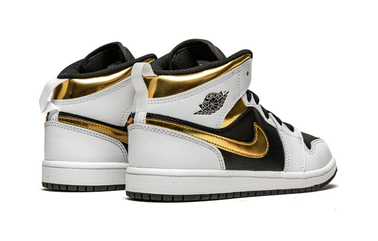 Shop (PS) Air Jordan 1 Mid 'Putih Emas' 640734-190