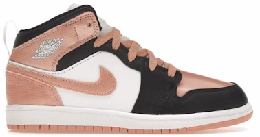 (Preschool) Air Jordan 1 Mid 'White Light Madder Root' DM9078-108 (Preschool) Air Jordan 1 Mid 'White Light Madder Root' DM9078-108