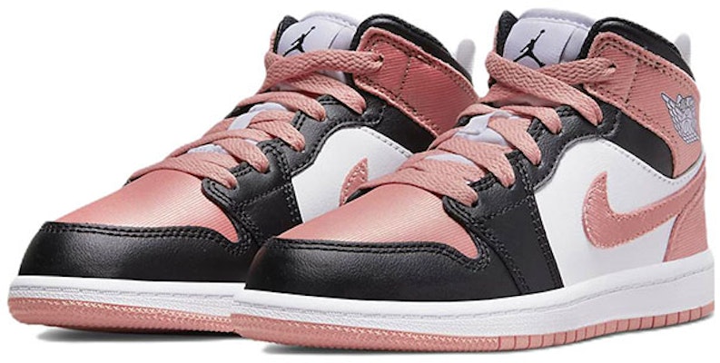 (Preschool) Air Jordan 1 Mid 'White Light Madder Root' DM9078-108 Lookbook (Preschool) Air Jordan 1 Mid 'White Light Madder Root' DM9078-108