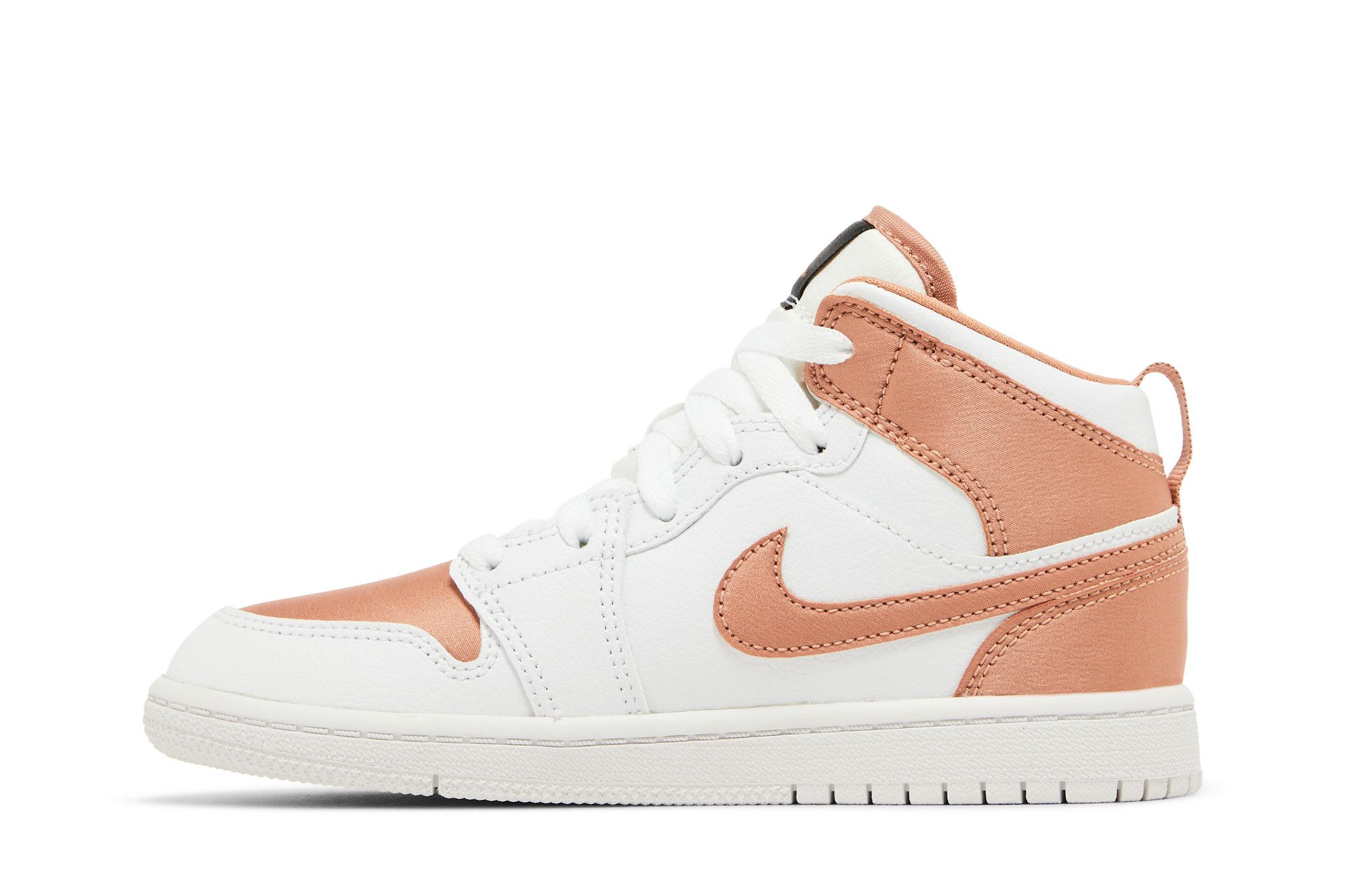 Lookbook (學齡前) Air Jordan 1 Mid '白色玫瑰金' 640737-190