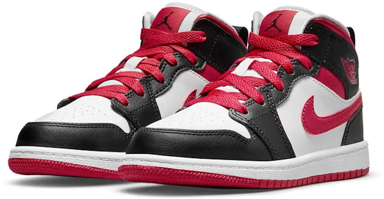 (PS) Air Jordan 1 Mid 'Putih Very Berry' 640734-016 Lookbook (PS) Air Jordan 1 Mid 'Putih Very Berry' 640734-016