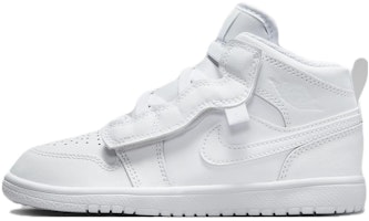 (Preschool) Air Jordan 1 Mid ALT 2023 'Triple White' AR6351-136 (Preschool) Air Jordan 1 Mid ALT 2023 'Triple White' AR6351-136