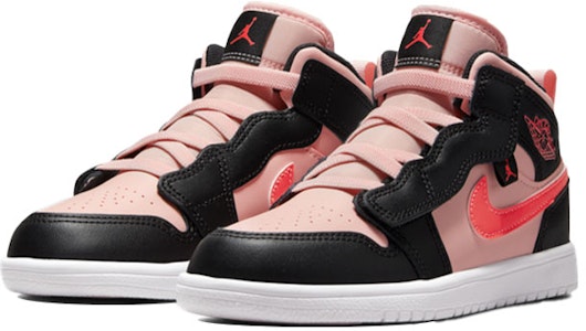 (PS) Air Jordan 1 Mid ALT 'Hitam Merah Jambu Crimson' AR6351-604 Lookbook (PS) Air Jordan 1 Mid ALT 'Hitam Merah Jambu Crimson' AR6351-604