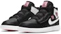(PS) Air Jordan 1 Mid ALT 'Hitam Putih Arctic Punch' AT4612-061